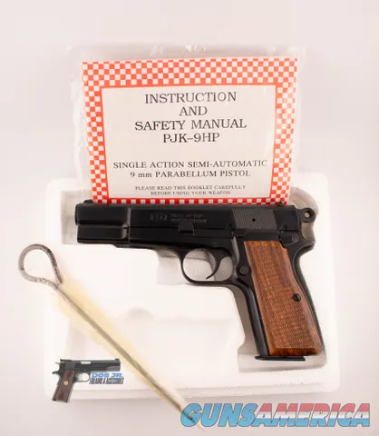 FEG Model PJK-9HP Semi-Auto Pistol– 4¾" Barrel, Walnut Grips, NIB