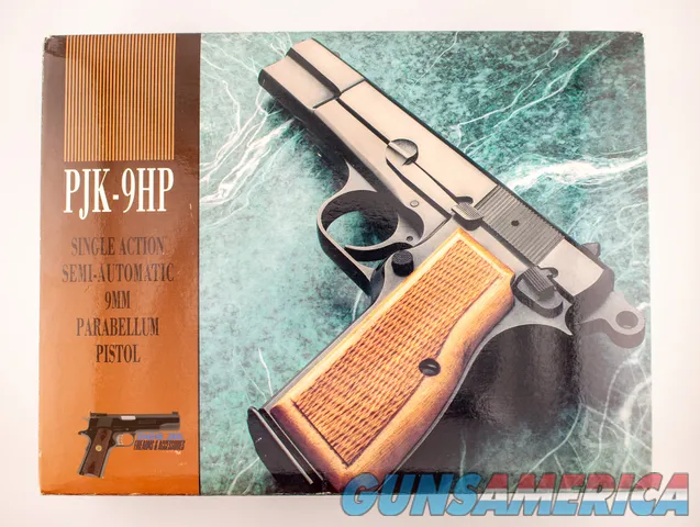 FEG Model PJK-9HP Semi-Auto Pistol– 4¾" Barrel, Walnut Grips, NIB