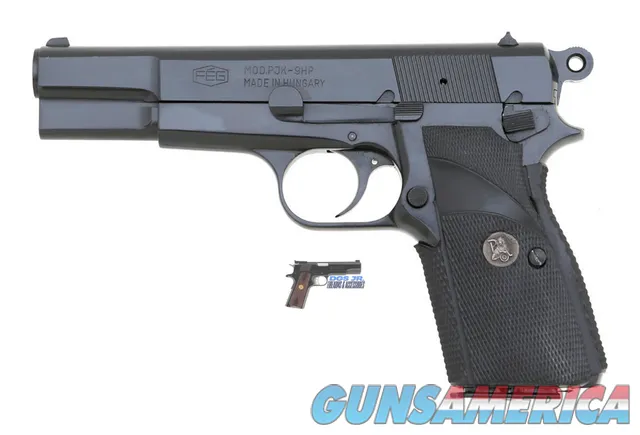 FEG PJK-9HP 9mm Hi-Power Clone – Like New in Box – 99% Blue – 2 Mags, Box & Papers