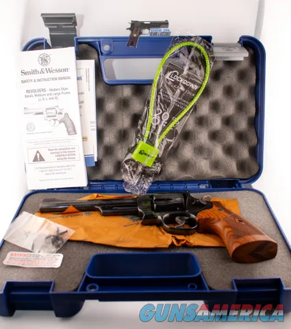 Smith & Wesson .45 Colt 6½" Blue Revolver w/ Case Colors, Box & Accessories