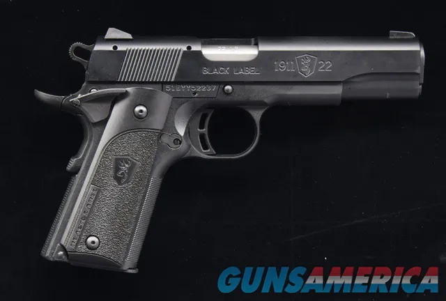 Browning 1911-22 Black Label .22LR – 4" Barrel, Case, Near New