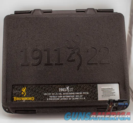 Browning 1911-22 Black Label .22LR – 4" Barrel, Case, Near New