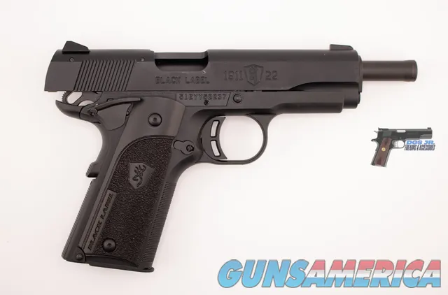 Browning 1911-22 Black Label .22LR – 4" Barrel, Case, Near New