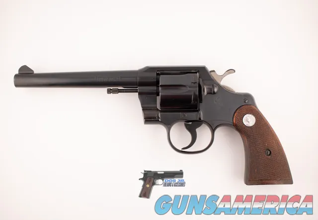 Colt 1967 6" Barrel .38 Special Revolver...