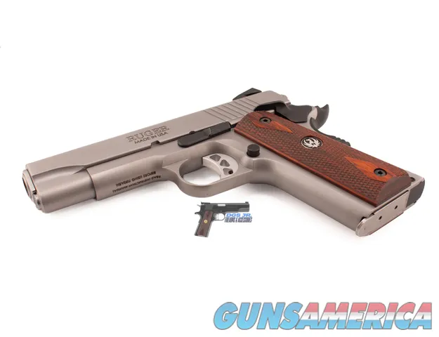 Ruger SR1911 Commander .45 ACP Stainless w/Box & 3 Mags