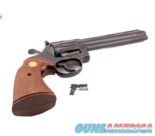 Colt Diamondback DA Target Revolver .22 LR – 6" Barrel, 98% Blue, Adj Sights