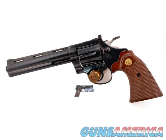 Colt Diamondback DA Target Revolver .22 LR – 6" Barrel, 98% Blue, Adj Sights