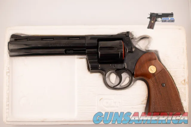 Colt Python 357 Magnum 6" VR Revolver 1979 – 99% Blue, MIB Letter
