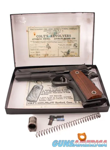 Colt GC National Match 45 ACP MK IV Series 70 – Target Pistol, Near Excellent