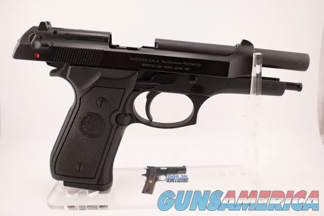 Beretta 92 9mm – 5" Barrel, 99% Finish, 15rd Mag, Excellent Cond.