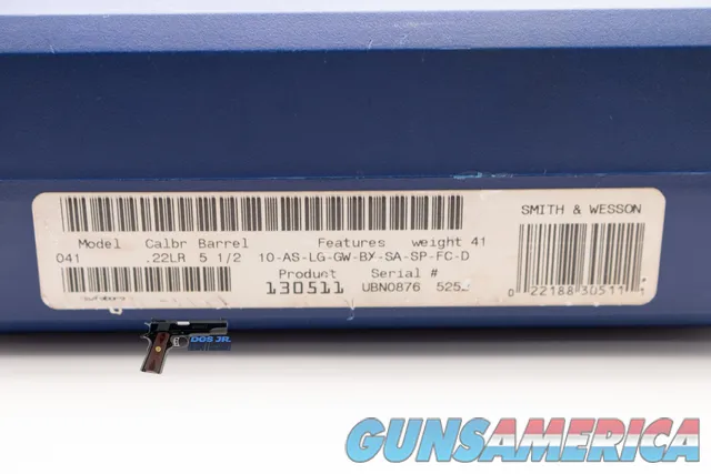 S&W Model 41 .22 LR 5.5" 99% Blue w/Millett Red Dot & 2 Mags