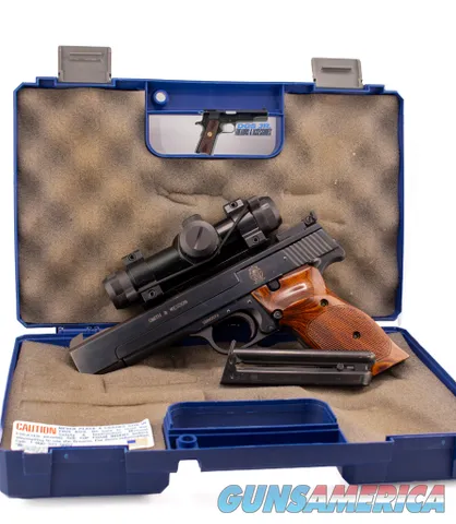 S&W Model 41 .22 LR 5.5" 99% Blue w/Millett Red Dot & 2 Mags