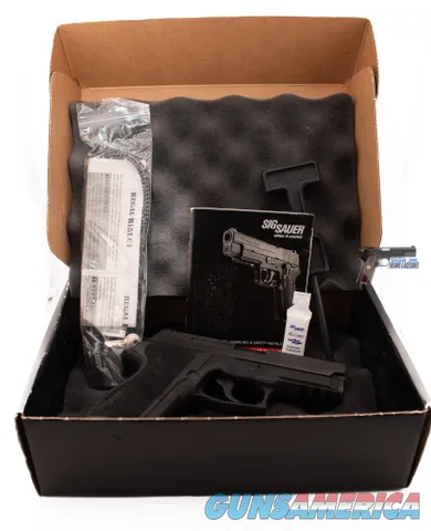Sig Sauer P229 9mm 3.9" Black Nitron, Night Sights, Box