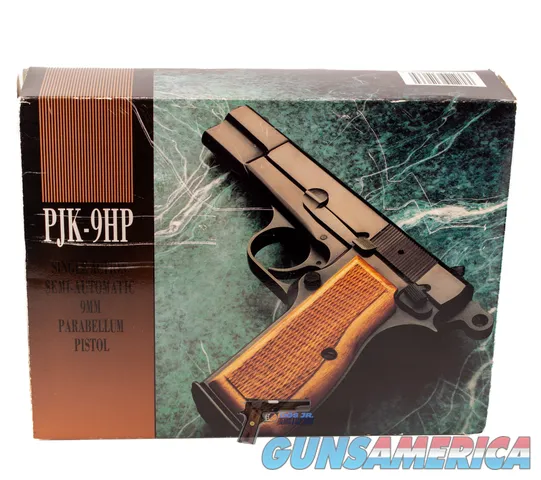 FEG PJK-9HP 9mm Hi-Power Clone – Like New in Box – 99% Blue – Matching Box & Extras
