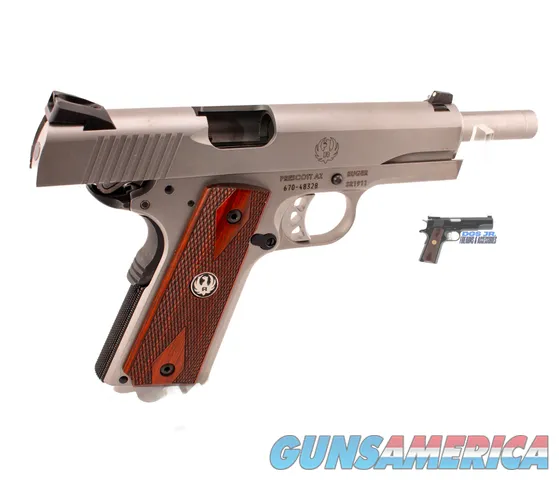 Ruger SR1911 .45 ACP 5" Stainless w/Box, Rug & Extras
