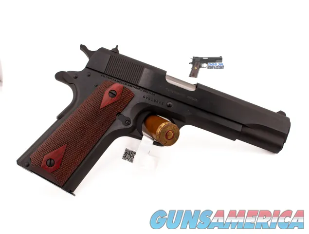 Colt GC National Match 1911 Ser 70 45 ACP Semi-Auto Pistol – 5" Barrel, Like New