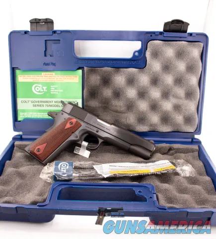 Colt GC National Match 1911 Ser 70 45 ACP Semi-Auto Pistol – 5" Barrel, Like New