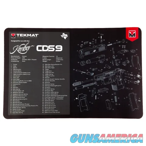 TekMat for Kimber CDS9 Cleaning Mat Blac...