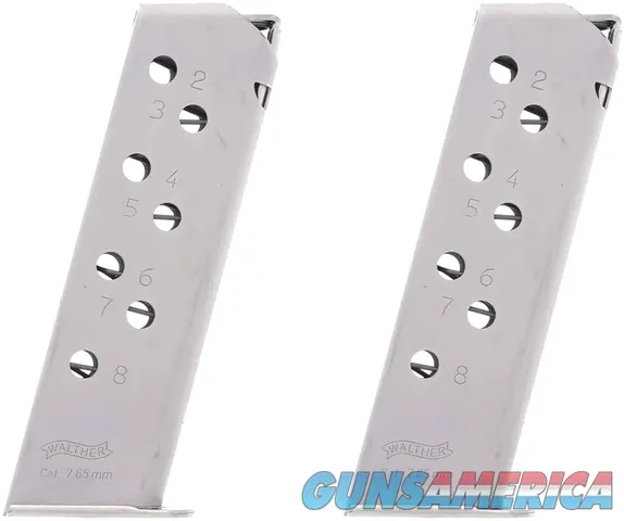 2-Pack Walther PP PPK/S .32 ACP 8RD Fact...