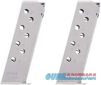 2-Pack Walther PP PPK/S .32 ACP 8RD Factory Magazine Nickel Flat Bottom
