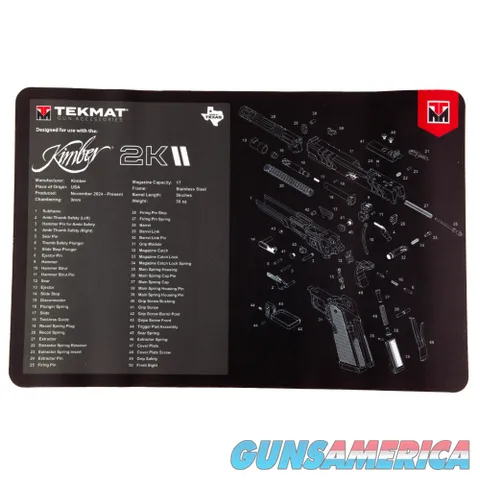 TekMat for Kimber 2K11 Cleaning Mat Blac...