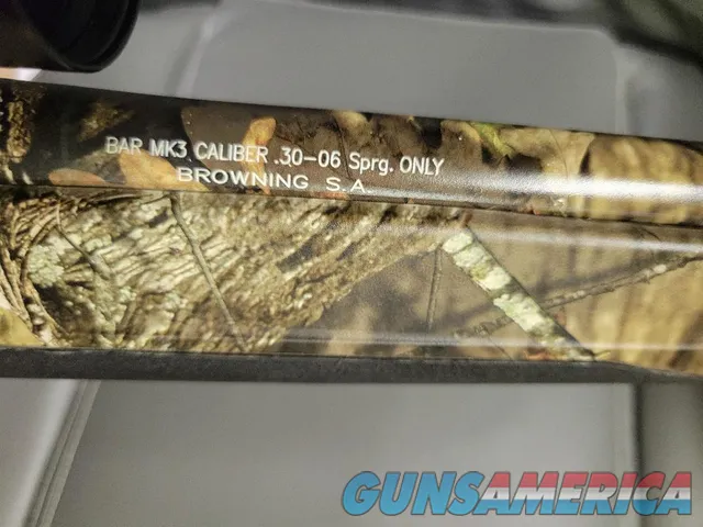 Browning BAR .30-06 Camo w/Burris scope
