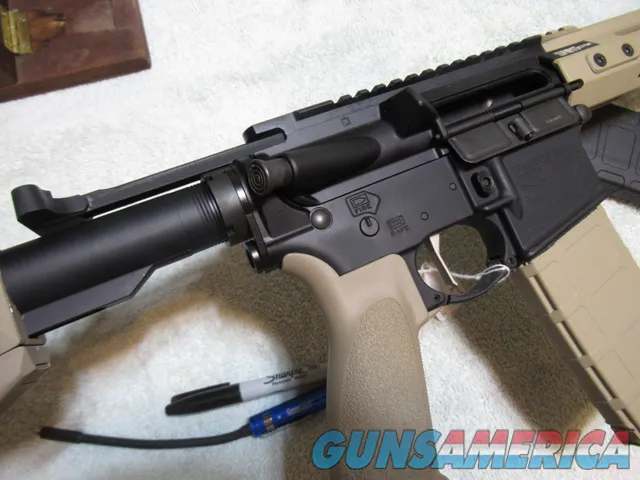 Like New Springfield Armory Saint Victor AR-15, 556/223, 16.5" Barrel, 15" Midwest Ind Handguard, 2 30 rnd Mags