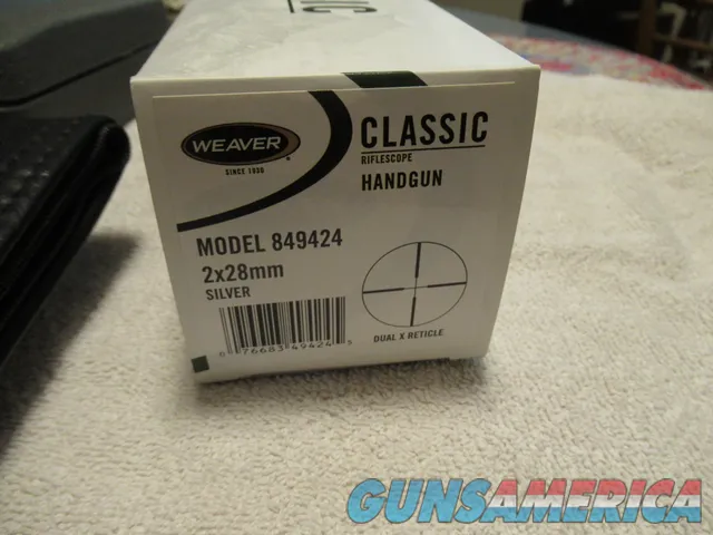 Like New Ruger New Model Super Blackhawk Hunter, 44 Mag, 7.5" Barrel, 2x28 Weaver Handgun Scope, Boxes/Manuals