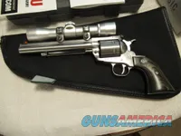 Like New Ruger New Model Super Blackhawk Hunter, 44 Mag, 7.5" Barrel, 2x28 Weaver Handgun Scope, Boxes/Manuals