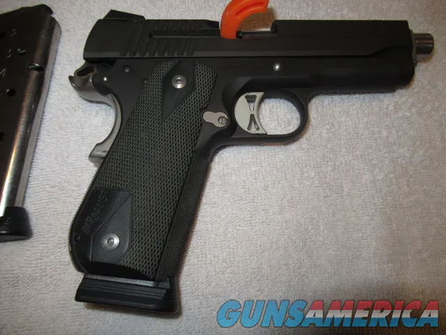 Like New Sig Sauer 1911, 45 acp, 4.2" Barrel, 3-8 rnd Mags, Case/Manuals