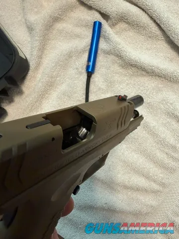 Springfield XD-M 3.8" FDE 9mm with case and papers
