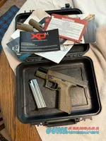 Springfield XD-M 3.8" FDE 9mm with case and papers