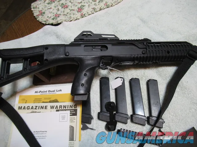 Like New Hi-Point 995TS Rifle, 9mm, 16.5" Barrel, 6-10rnd Mags, 
