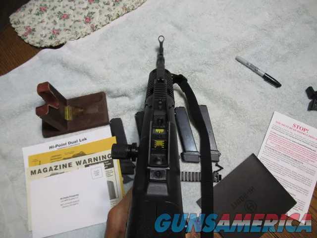 Like New Hi-Point 995TS Rifle, 9mm, 16.5" Barrel, 6-10rnd Mags, 