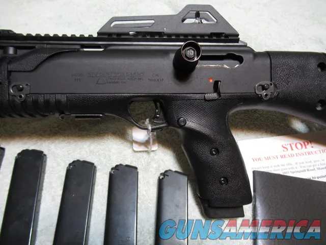 Like New Hi-Point 995TS Rifle, 9mm, 16.5" Barrel, 6-10rnd Mags, 