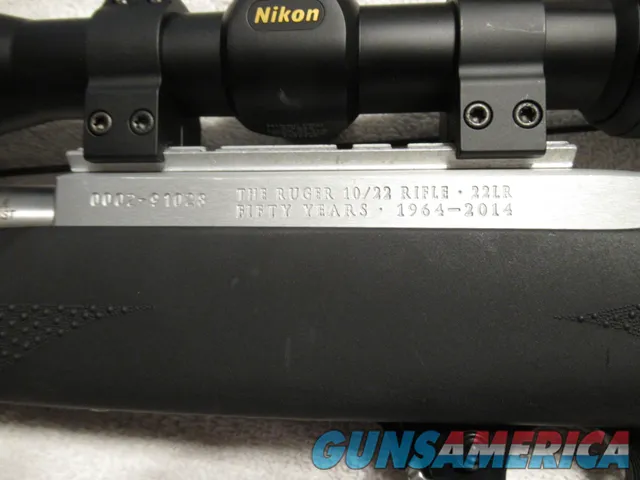 Ruger 10/22 Target Rifle, Green Mt 20" Barrel, Nikon 4-9x34 MOA EFR Scope