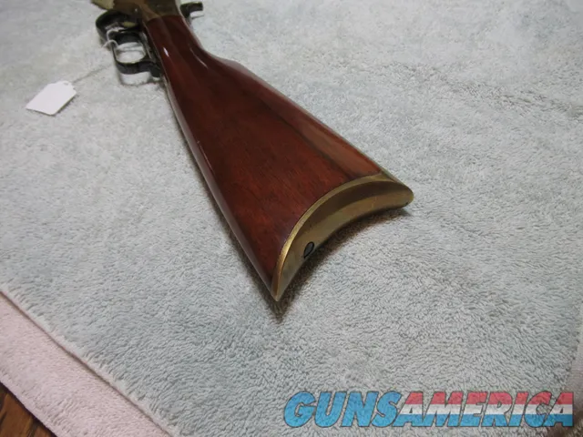 Like New Uberti Model 1866 "Yellow Boy" Lever Action Rifle, 38 Spl, 20" Hexagon Barrel, 10 rnd Tube Mag
