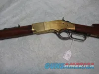 Like New Uberti Model 1866 "Yellow Boy" Lever Action Rifle, 38 Spl, 20" Hexagon Barrel, 10 rnd Tube Mag