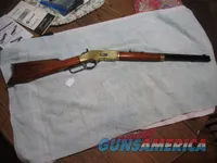 Like New Uberti Model 1866 "Yellow Boy" Lever Action Rifle, 38 Spl, 20" Hexagon Barrel, 10 rnd Tube Mag