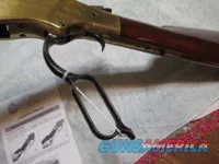 Like New Uberti Model 1866 "Yellow Boy" Lever Action Rifle, 38 Spl, 20" Hexagon Barrel, 10 rnd Tube Mag