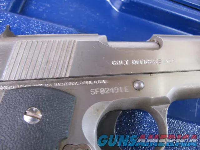 8862 Colt MK IV Series 80, 45 ACP Colt Officer Model ACP, 3 ½ Barrel, 3 Dot fixed s