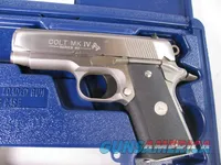 8862 Colt MK IV Series 80, 45 ACP Colt Officer Model ACP, 3 ½ Barrel, 3 Dot fixed s
