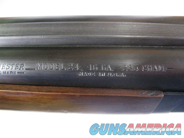 8088  Winchester Model 24, 16 Gauge, 28” Barrels, double triggers