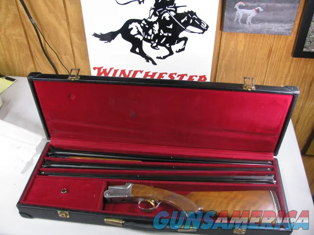 8026 SKB ITHACA MODEL 600 3 BARREL SKEET SET 410GA-28GA-20GA 