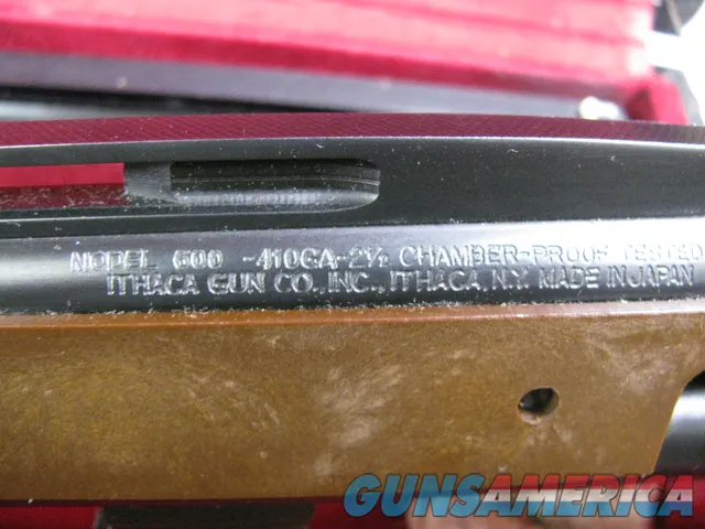 8026 SKB ITHACA MODEL 600 3 BARREL SKEET SET 410GA-28GA-20GA 
