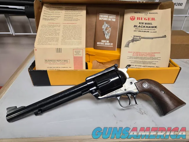 Ruger New Model Blackhawk .357 Mag with ...