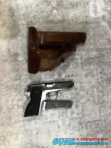 Compact Two-Tone Semi-Auto Pistol with H...