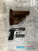 Compact 9mm short/380 semi auto, Two-Tone Semi-Auto Pistol with Holster