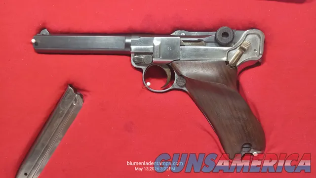Custom Target P08 Luger 
