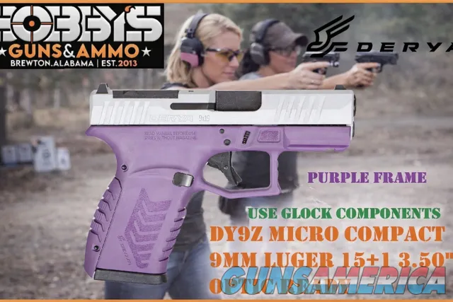 Derya DY9Z Micro Compact 9mm Optic Ready Purple 15+1 DY9Z.PRPS.TR